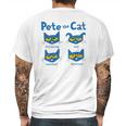 Pete The Cat Mens Back Print T-shirt