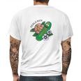 Pickle Rick Cartoon Mens Back Print T-shirt