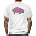 Pig As Worn By Dave Gilmour Mens Back Print T-shirt