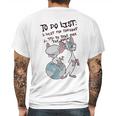 Pinky And The Brain To Do List Mens Back Print T-shirt