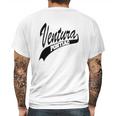 Pontiac Ventura - White Outline Mens Back Print T-shirt