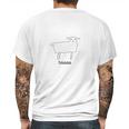 Ponypoor Tees Baaa Sheep With Logo On Back Mens Back Print T-shirt