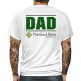 Portland State University Proud Dad Parents Day 2020 Mens Back Print T-shirt