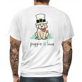 Puppie Love Dog Mens Back Print T-shirt