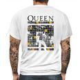 Queen Official Live Concert Blocks Mens Back Print T-shirt