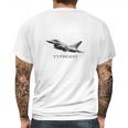 Raf TyphoonShirt Fighter Plane Eurofighter Mens Back Print T-shirt