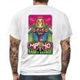 Randy Macho Man Savage Cartoon Wrestling Mens Back Print T-shirt