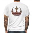 Rebel Alliance Rebellion Last Jedi Luke Rey Leia Chewbacca Mens Back Print T-shirt