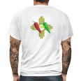 Red Or Green Chile Hatch New Mexico Zia Mens Back Print T-shirt