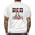 Remember Deployed Cousin Red Fridays Mens Back Print T-shirt