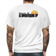 Retro Phoenix Arizona Desert Sunset Vintage Mens Back Print T-shirt