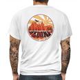 Retro Vintage Sedona Arizona Mens Back Print T-shirt