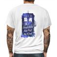 Ripple Junction Doctor Who Laugh Hard Run Fast Watercolor Tardis Junior Mens Back Print T-shirt