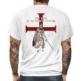 The Rise Of The Knights Templar Mens Back Print T-shirt