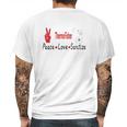 Thermofisher Peace Love Sanitize Coronavirus Shirtsh Mens Back Print T-shirt