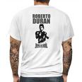 Roberto Duran Manos De Piedra Mens Back Print T-shirt