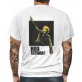 Rod Stewart Pointing Photo Mens Back Print T-shirt