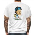 Roger Federer Cartoon Mens Back Print T-shirt