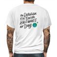 Rotation Of The Earth Makes My Day Funny Science Mens Back Print T-shirt