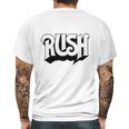 Rush Band Logo Mens Back Print T-shirt