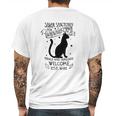 Salem Sanctuary For Wayward Cats Mens Back Print T-shirt