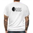 Science Flies You To The Moon Religion Into Buildings Atheist Mens Back Print T-shirt