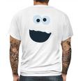 Sesame Street Cookie Monster Face Mens Back Print T-shirt