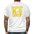 Sheriff K9 Unit Mens Back Print T-shirt