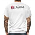 Simple Logo Temple University 2020 Mens Back Print T-shirt