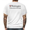 Simple Logo Washington University St Louis 2020 Mens Back Print T-shirt