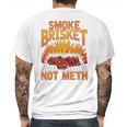 Smoke Brisket Not Meth Grilling Bbq Funny Gift Mens Back Print T-shirt