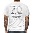 Snoopy 70Th Anniversary 1950 2020 Charles M Schulz Thank You T-Shirt Mens Back Print T-shirt