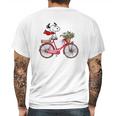 Snoopy And Bicycle Shirt Mens Back Print T-shirt