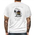 Snoopy Life Is Better With Kiss Band Mens Back Print T-shirt