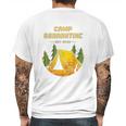 Social Distancing Funny Camping Mens Back Print T-shirt