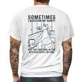 Sometimes I Question My Sanity But The Unicorn Mens Back Print T-shirt