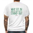 Stand Out Quote Dr Seuss Tshirt Mens Back Print T-shirt