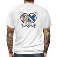 Star Wars R2-D2 Bb-8 Droid Heart Valentines Day Mens Back Print T-shirt