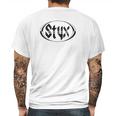 Styx Oval Mens Back Print T-shirt