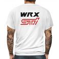 Subaru Wrx Sti Logo Mens Back Print T-shirt