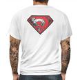 Superman Red Son Symbol Mens Back Print T-shirt