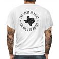 Texas Lone Star State Flag Austin Dont Mess With Infant Baby Mens Back Print T-shirt