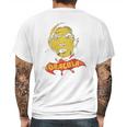 Universal Monsters Dracula Bela Lugosi Yellow Face Mens Back Print T-shirt