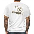 University Of Michigan The Wolverine State Mens Back Print T-shirt