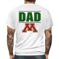 University Of Minnesota Proud Dad Parents Day 2020 Mens Back Print T-shirt