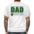 University Of Notre Dame Proud Dad Parents Day 2020 Mens Back Print T-shirt