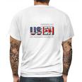 Useh American Canada Flag Maple Leaf July 4Th Shirt Mens Back Print T-shirt