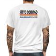 Vintage 70S 80S Style Santo Domingo Mens Back Print T-shirt