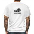 Vintage Europe Automotive Mens Back Print T-shirt