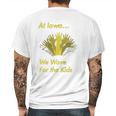 Wave Hawkeyes Waving Iowans Kids Childrens Hospital Mens Back Print T-shirt